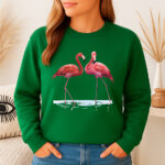 1283b Дамска ватирана блуза Red Flamingo