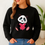 1287b Дамска ватирана блуза Panda Heart