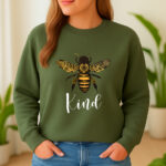 1292b Дамска ватирана блуза Bee Kind