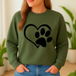 1294b Дамска ватирана блуза Love Paw