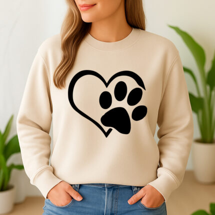 1294b Дамска ватирана блуза Love Paw