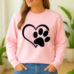 1294b Дамска ватирана блуза Love Paw