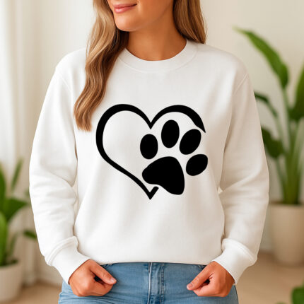 1294b Дамска ватирана блуза Love Paw