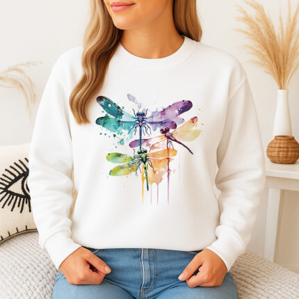 1299b Дамска ватирана блуза Dragonfly