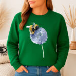 1300b Дамска ватирана блуза Flower Bee - Image 6