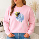 1300b Дамска ватирана блуза Flower Bee