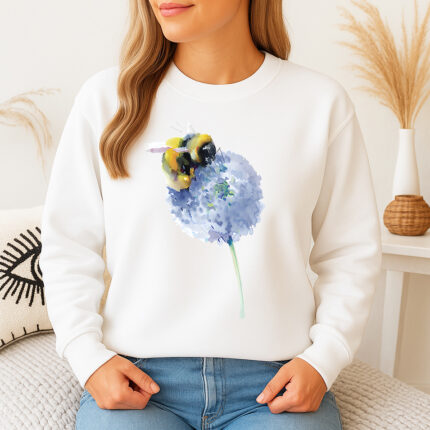 1300b Дамска ватирана блуза Flower Bee