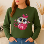 1304b Дамска ватирана блуза Sweet Owl