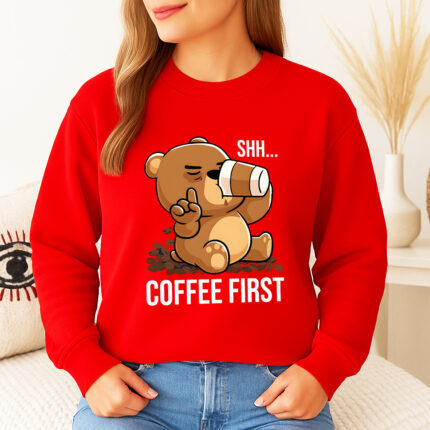 1325b Дамска ватирана блуза Shh Coffee