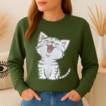1328b Дамска ватирана блуза Kitten