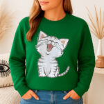 1328b Дамска ватирана блуза Kitten