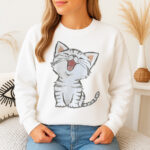1328b Дамска ватирана блуза Kitten