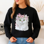 1331b Дамска ватирана блуза Beautiful Cat