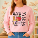 1337b Дамска ватирана блуза Teacher Love