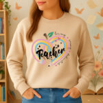 1338b Дамска ватирана блуза Teacher Apple