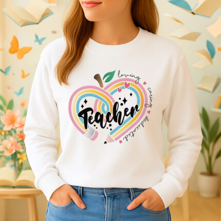 1338b Дамска ватирана блуза Teacher Apple