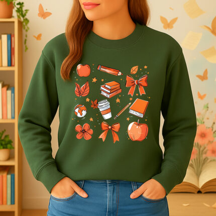 1339b Дамска ватирана блуза Teacher Inspire