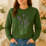 1348b Дамска ватирана блуза Lavender