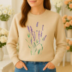 1348b Дамска ватирана блуза Lavender