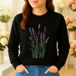 1348b Дамска ватирана блуза Lavender