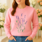 1348b Дамска ватирана блуза Lavender