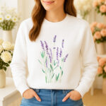 1348b Дамска ватирана блуза Lavender