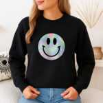 1350b Дамска ватирана блуза Hologram Smile