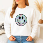 1350b Дамска ватирана блуза Hologram Smile