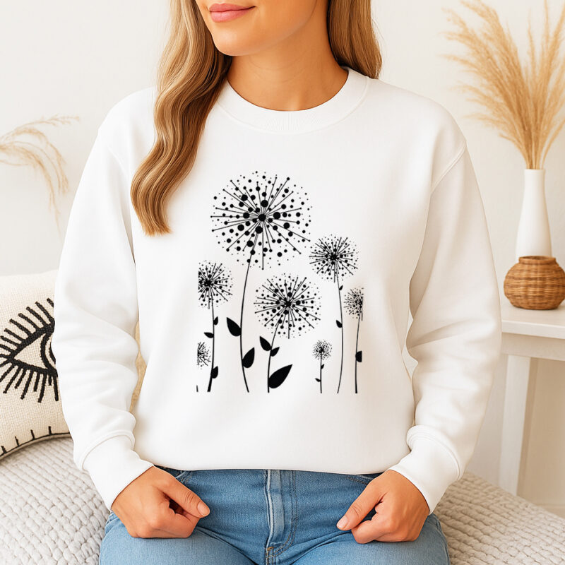 1369b Дамска ватирана блуза Dandelion