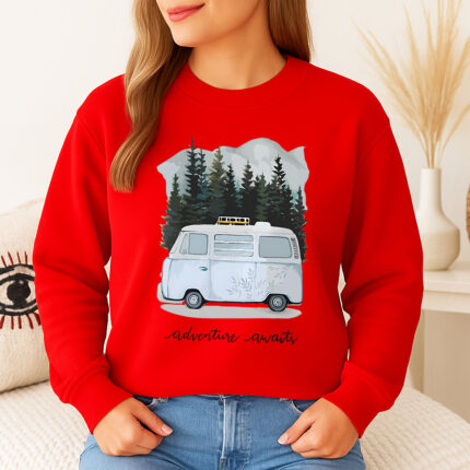 1384b Дамска ватирана блуза Adventure Awaits
