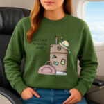 1386b Дамска ватирана блуза Let’s Travel