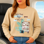 1388b Дамска ватирана блуза Pack Your Bags