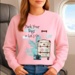 1388b Дамска ватирана блуза Pack Your Bags