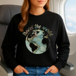 1390b Дамска ватирана блуза Travel The World - Image 6