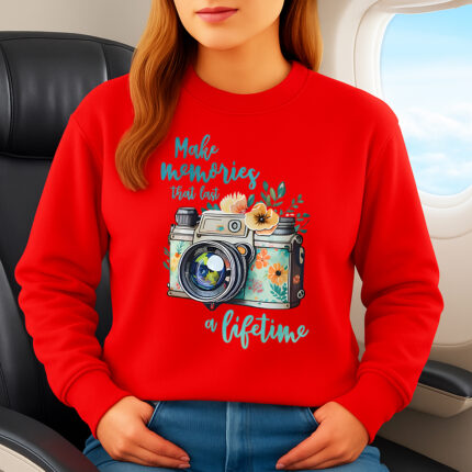 1393b Дамска ватирана блуза Make Memories