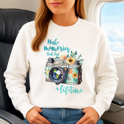 1393b Дамска ватирана блуза Make Memories