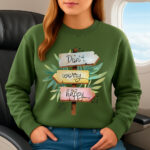 1397b Дамска ватирана блуза Don’t Worry Be Happy