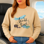 1399b Дамска ватирана блуза World Travel