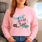 1399b Дамска ватирана блуза World Travel