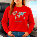 1402b Дамска ватирана блуза Born To Travel