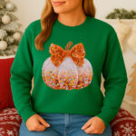 1404b Дамска ватирана блуза Glam Pumpkin