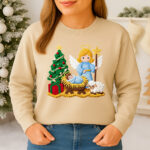 1410b Дамска ватирана блуза Holy Night