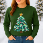 1412b Дамска ватирана блуза Artmas Tree