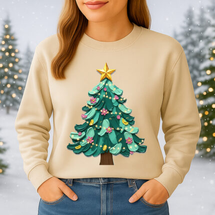 1412b Дамска ватирана блуза Artmas Tree