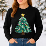 1412b Дамска ватирана блуза Artmas Tree