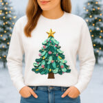 1412b Дамска ватирана блуза Artmas Tree