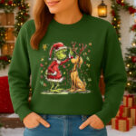 1413b Дамска ватирана блуза Merry Grinch