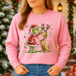 1413b Дамска ватирана блуза Merry Grinch