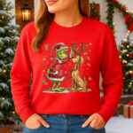 1413b Дамска ватирана блуза Merry Grinch