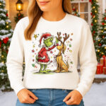 1413b Дамска ватирана блуза Merry Grinch
